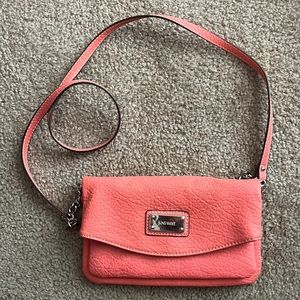 Coral Nine West Crossbody/Wristlet
